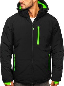 Bolf Herren Winterjacke Sportjacke Schwarz  HH011