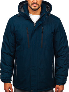 Bolf Herren Winterjacke Tintenblau  22M321