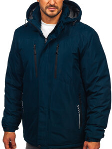 Bolf Herren Winterjacke Tintenblau  22M321