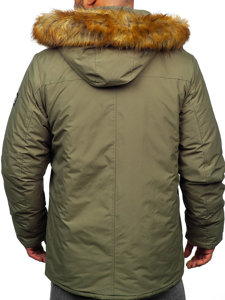 Bolf Herren Winterjakce Parka Alaska Khaki  WX032B