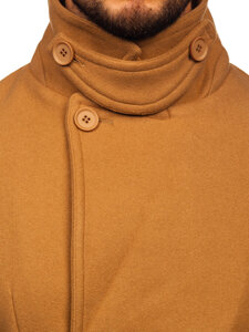 Bolf Herren Zweireihiger Wintermantel Camel  11Z8215A2