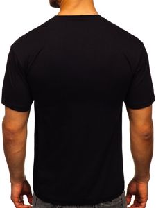 Bolf HerrenT-Shirt mit Aufdruck Schwarz  14333