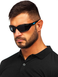 Bolf Sonnenbrille Schwarz-Blau  MIAMI4