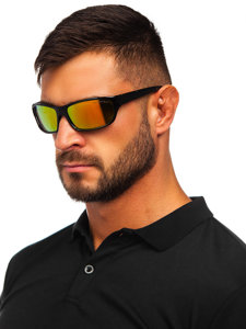 Bolf Sonnenbrille Schwarz-Gold  PLS12