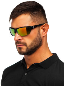 Bolf Sonnenbrille Schwarz-Gold  PLS6