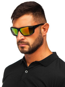 Bolf Sonnenbrille Schwarz-Gold  PLS7