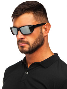 Bolf Sonnenbrille Schwarz-Silber  PLS12