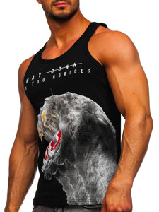 Bolf Tank Top Boxing T-Shirt Schwarz  14836