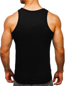 Bolf Tank Top Boxing T-Shirt mit Motiv Schwarz  14832