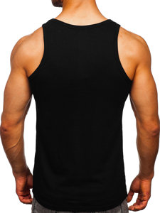 Bolf Tank Top Boxing T-Shirt mit Motiv Schwarz  14853