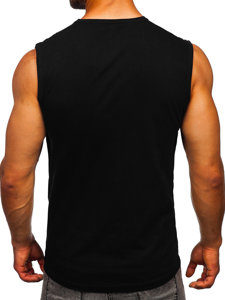 Bolf Tank Top mit Motiv Schwarz-Schwarzgrau  14818