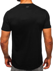 Herren T-Shirt mit Motiv Schwarz 4F M487