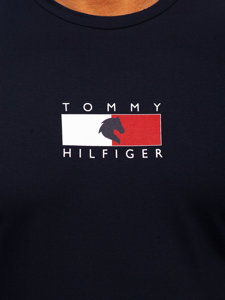 Herren T-Shirt mit Motiv Tommy Hilfiger Dunkelblau TH10082